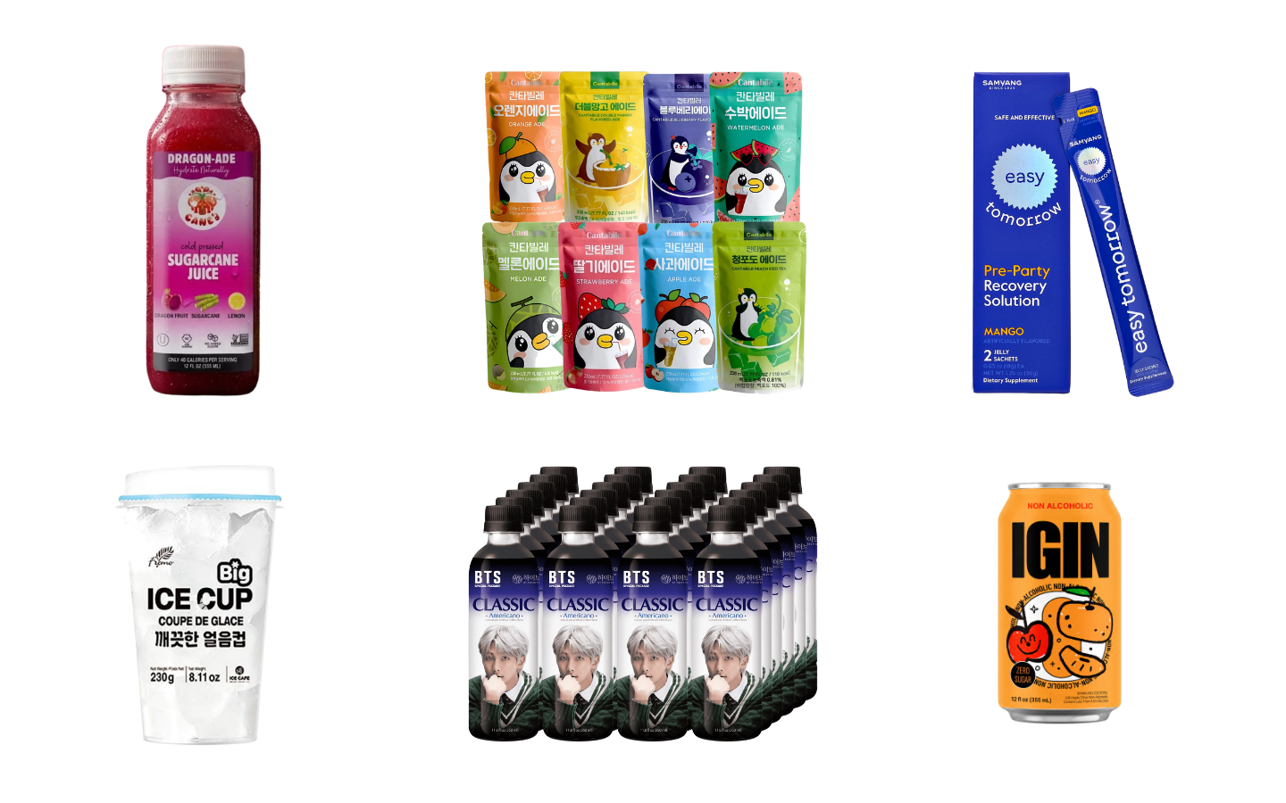 A collage of packaged products from the consumer brands Esenseu represents into retail